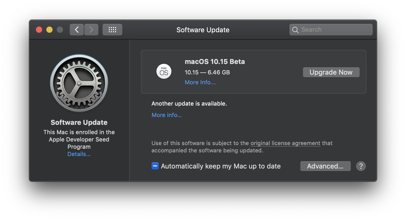 Hướng dẫn nâng cấp lên macOS 10.15 Catalina Beta