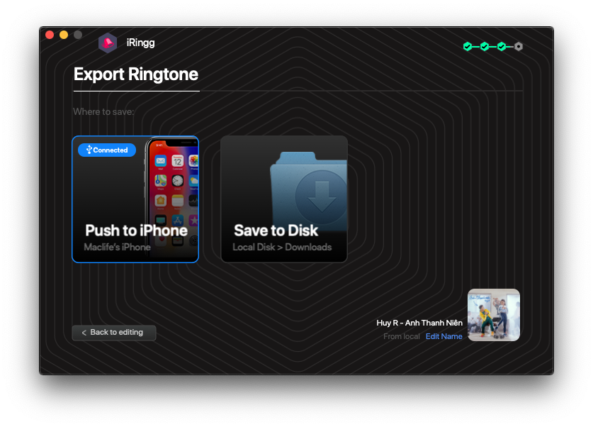 huong-dan-tao-nhac-chuong-iphone-3 Hướng dẫn tạo & chép nhạc chuông cho iPhone trên Mac cực dễ với iRingg