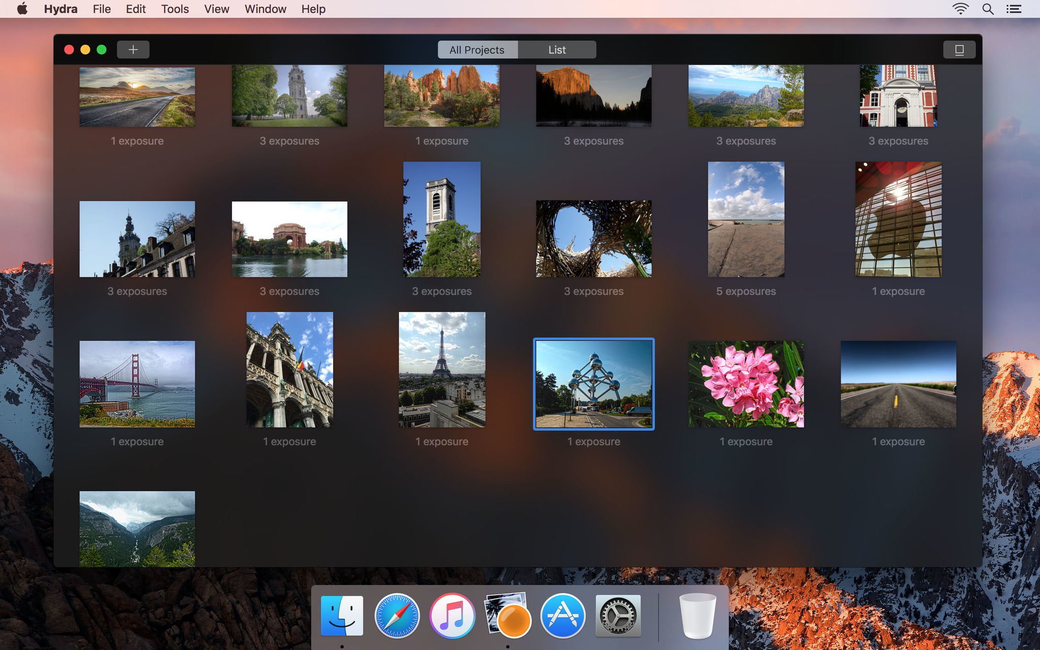 hydra-mac Hydra – Ứng dụng tạo ảnh HDR gọn nhẹ
