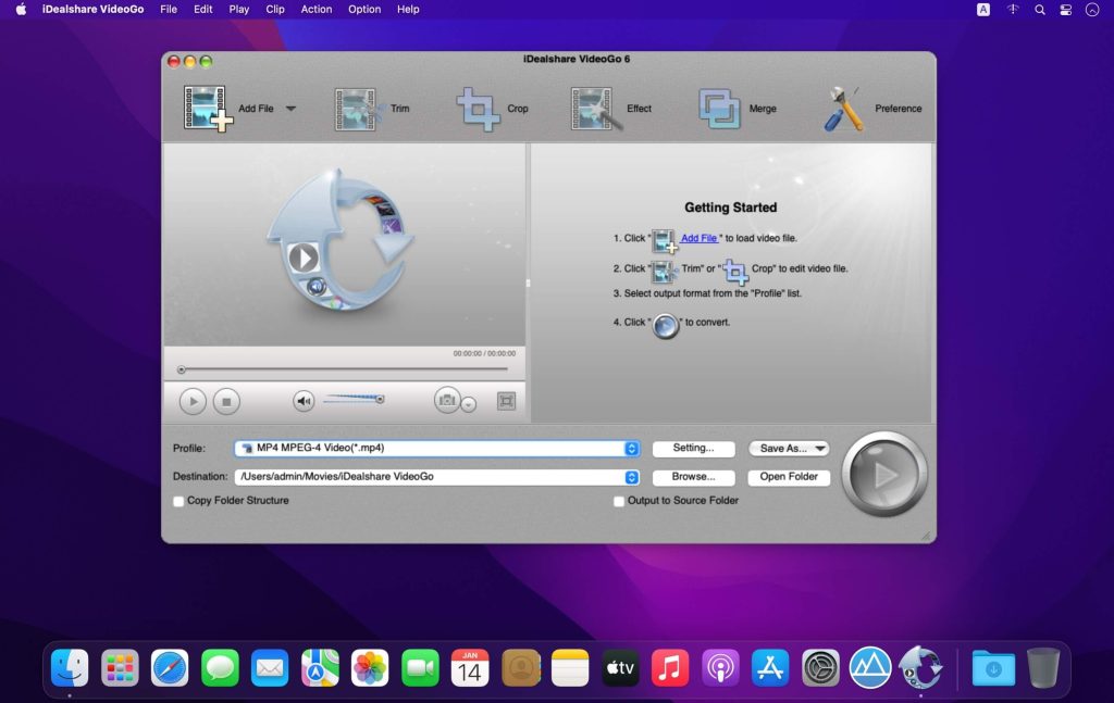 iDealshare VideoGo – Công cụ convert audio, video