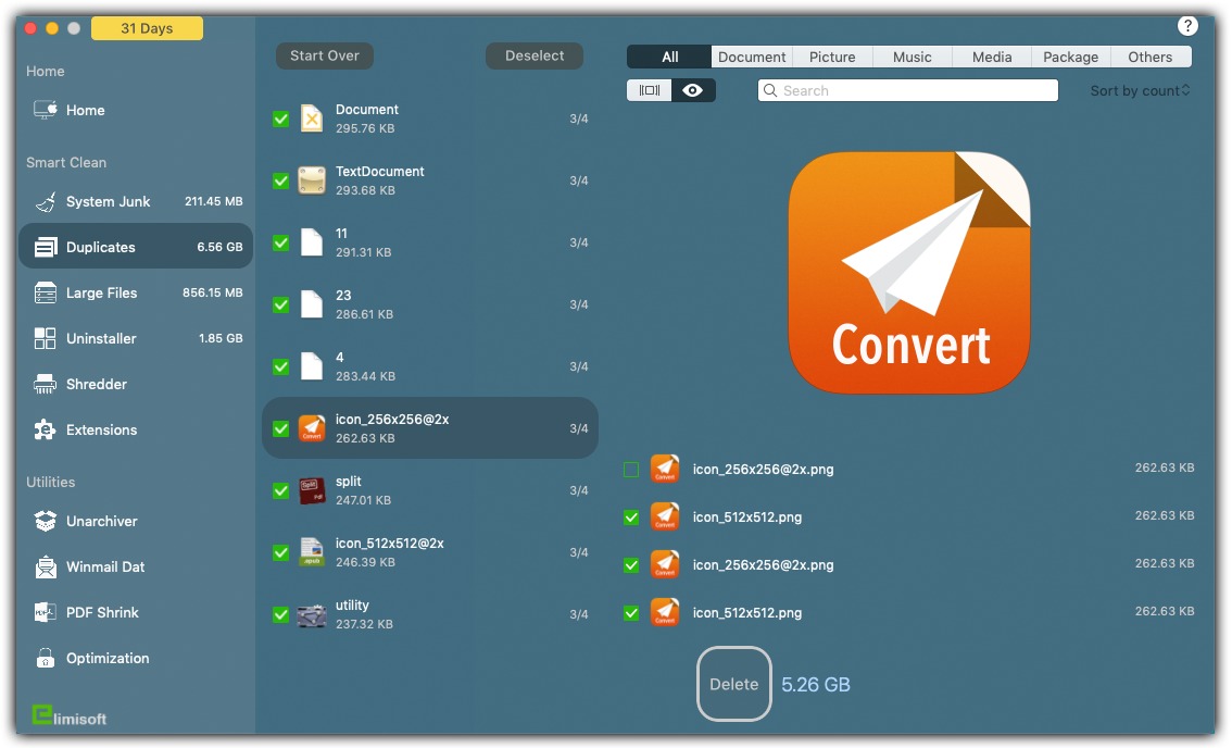 iMacCleaner – Ứng dụng dọn dẹp Mac gọn nhẹ
