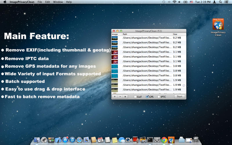 ImagePrivacyClean – Gỡ bỏ thông tin của ảnh