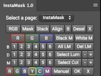 InstaMask 1.1 – Luminosity Masks for Adobe Photoshop CC 2014 – 2017