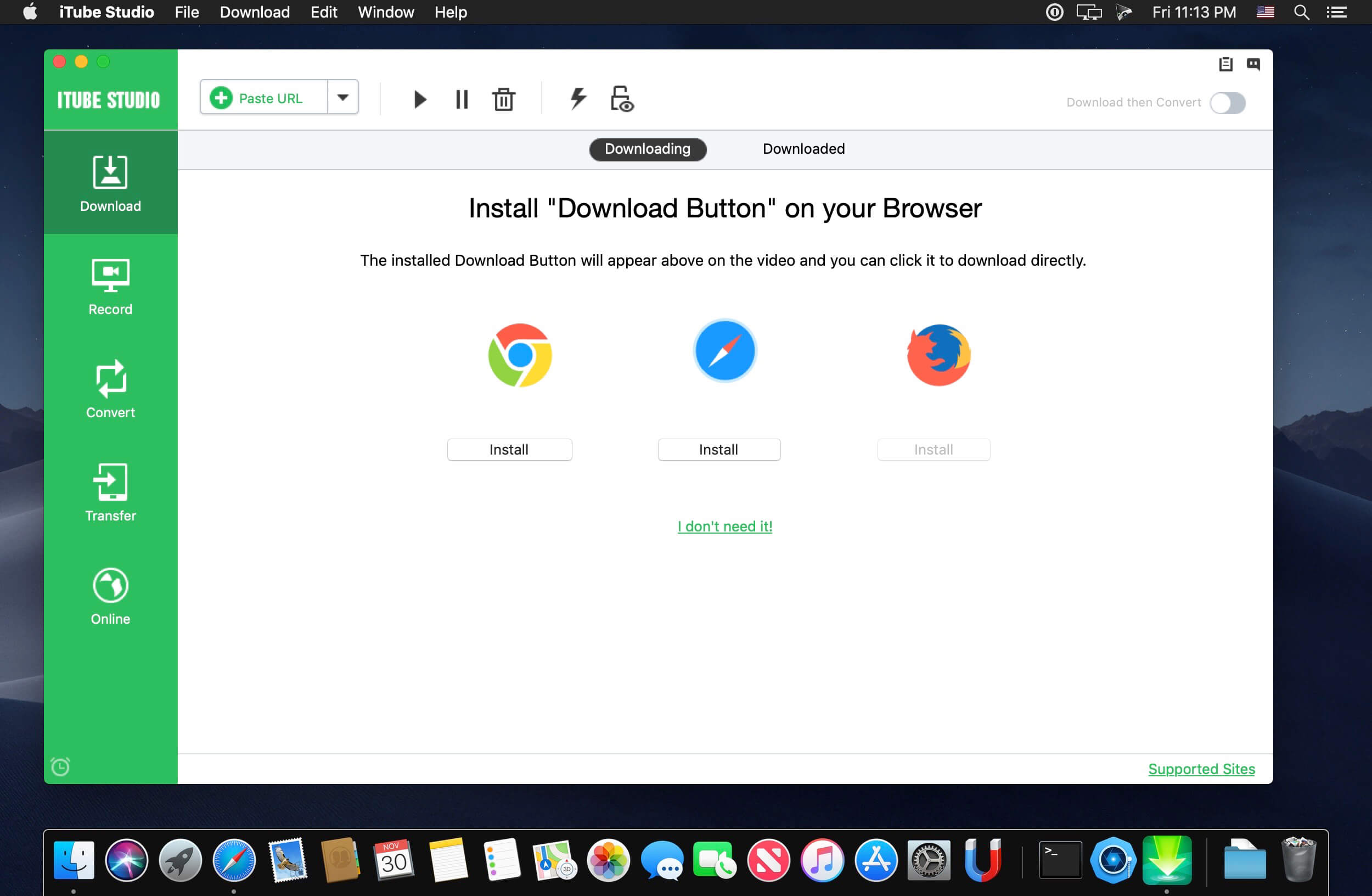 iTube Studio – Hỗ trợ tải Video từ hầu hết các website phổ biến