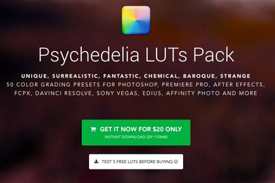 IWLTBAP Psychedelia Luts Pack – Bộ sưu tập hơn 70 LUTS chỉnh màu IWLTBAP Psychedelia Luts Pack – Bộ sưu tập hơn 70 LUTS chỉnh màu