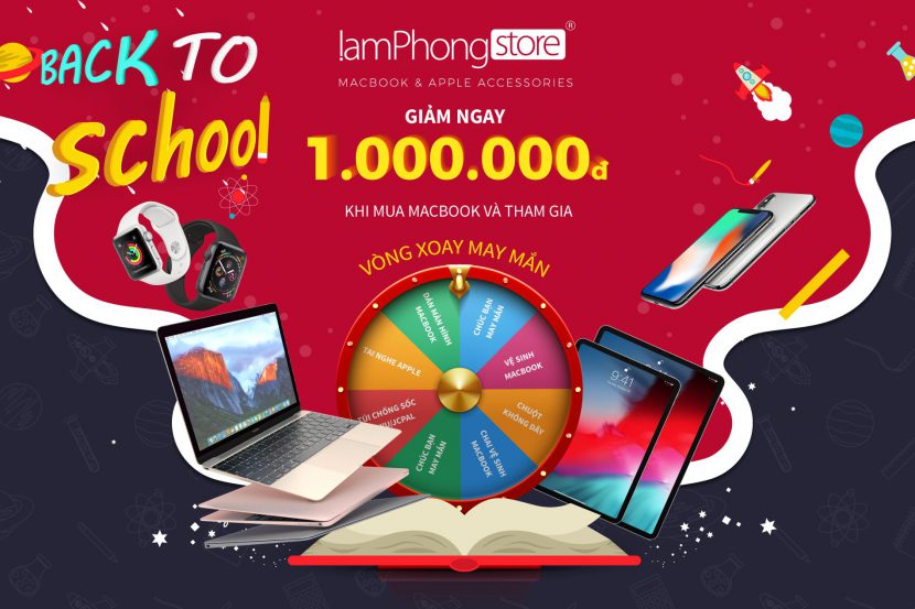 Lâm Phong Store tặng 299 voucher trị giá 1.000.000 VNĐ cho tân sinh viên 2019 Lâm Phong Store tặng 299 voucher trị giá 1.000.000 VNĐ cho tân sinh viên 2019