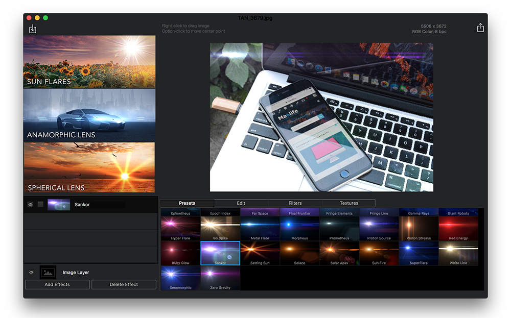 lensflare studio mac