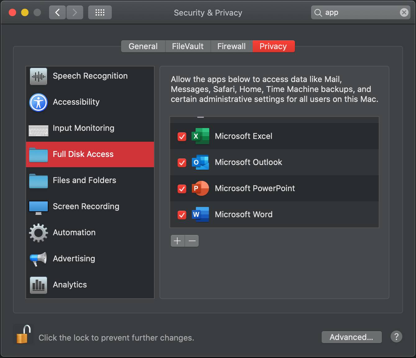 loi-luu-file-tren-office Tổng hợp một số lỗi trên bản macOS Catalina 10.15