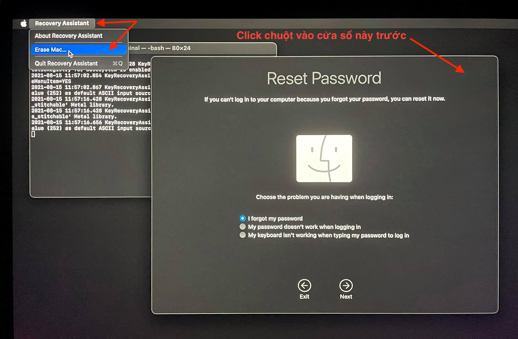 loi-recovery-mac1-1 Hướng dẫn Downgrade (hạ cấp) từ macOS 12 Monterey xuống Big Sur trên Mac Silicon M1