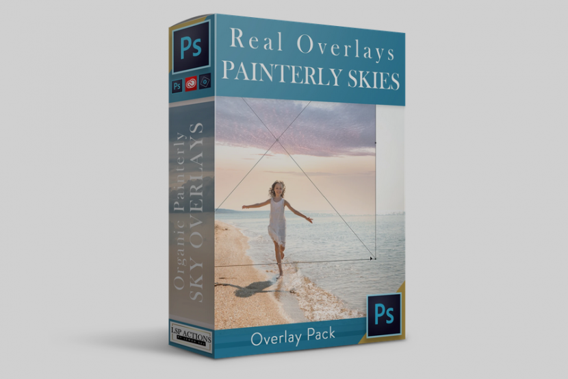 Lsp Actions Painterly Sky Overlay – Action thay nền trời cho Photoshop