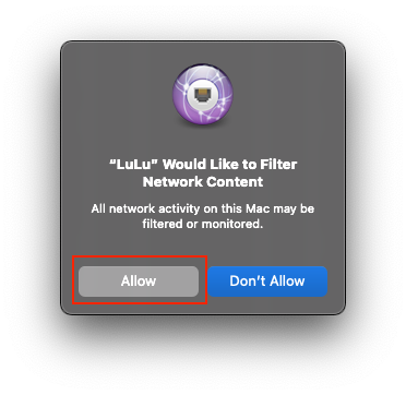 lulu5 Hướng dẫn sử dụng Lulu để quản lý kết nối Internet tới ứng dụng trên Mac