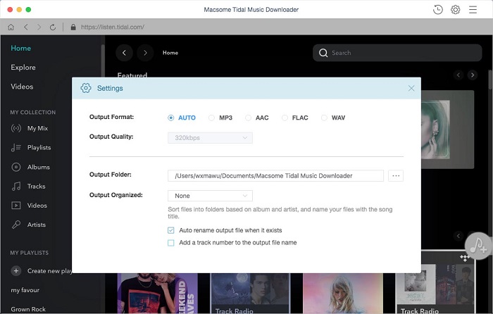 Macsome Tidal Music Downloader – ứng dụng tải nhạc từ Tidal