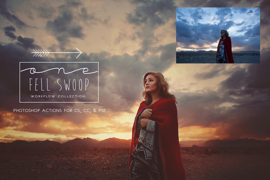 MB One Fell Swoop – 77 action làm đẹp ảnh dành cho Photoshop