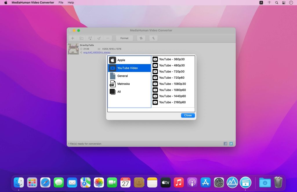 MediaHuman Video Converter – Đổi định dạng Video
