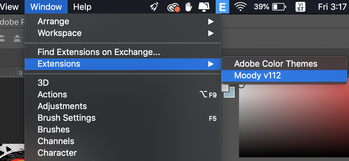 Hướng dẫn cài đặt Moody Photoshop Panel – Plugin Blend màu chỉ với 1 click