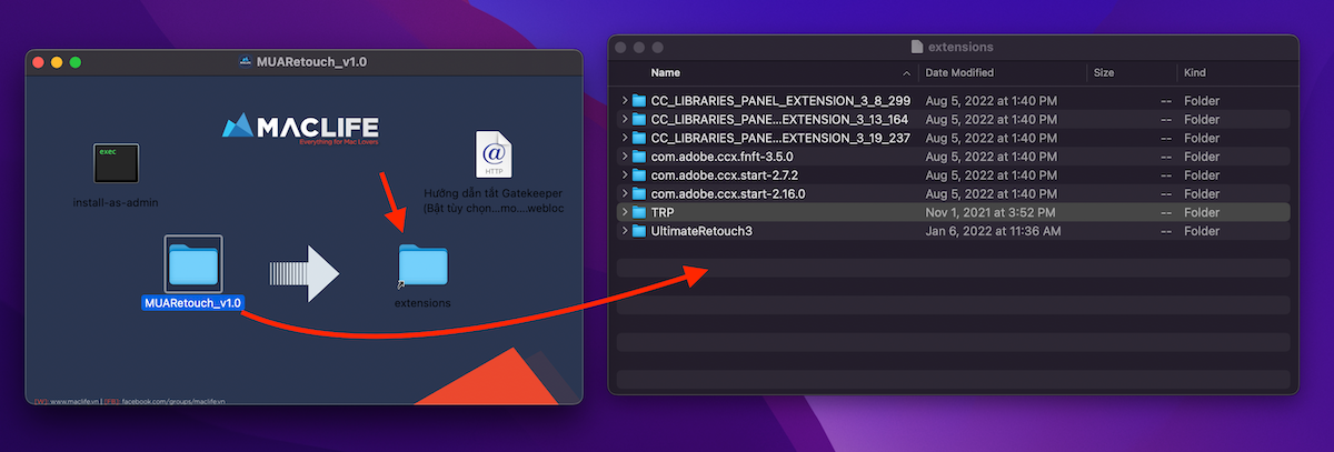 MUA Retouch Panel – Panel chỉnh sửa ảnh chuyên nghiệp