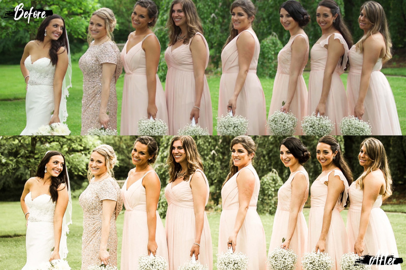 Neo Summer Wedding Theme Color Grading photoshop actions – 5 action, LUT chỉnh màu