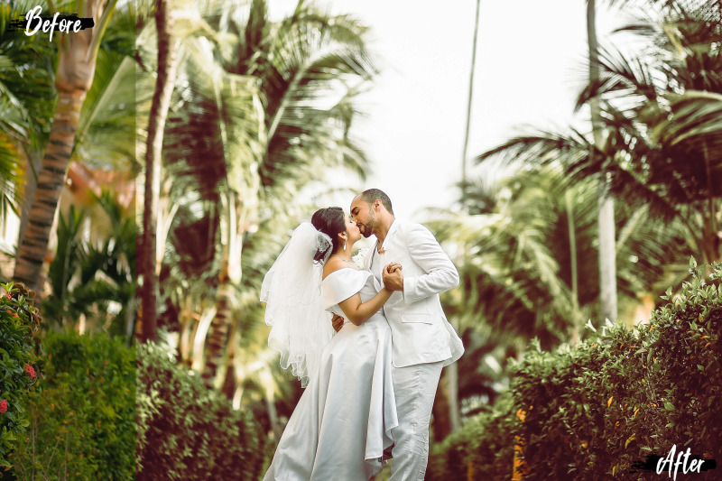 Neo Summer Wedding Theme Color Grading photoshop actions – 5 action, LUT chỉnh màu