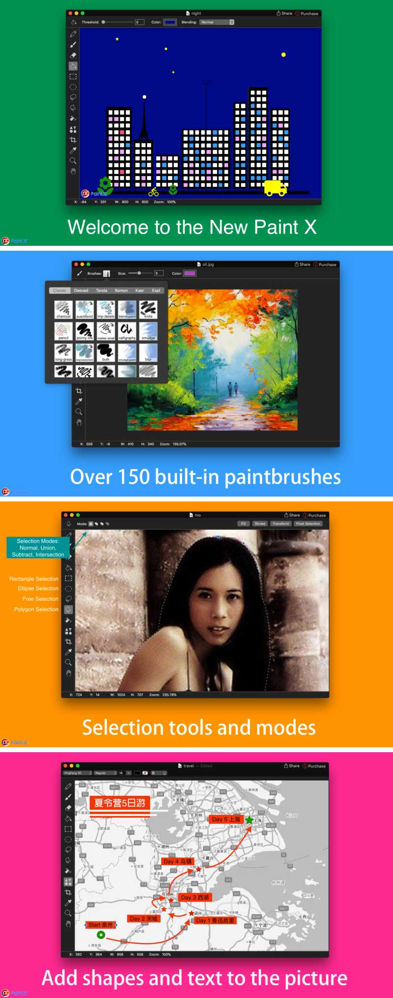 new_paint_x_mac New Paint X – Công cụ vẽ tranh, chỉnh ảnh cổ điển
