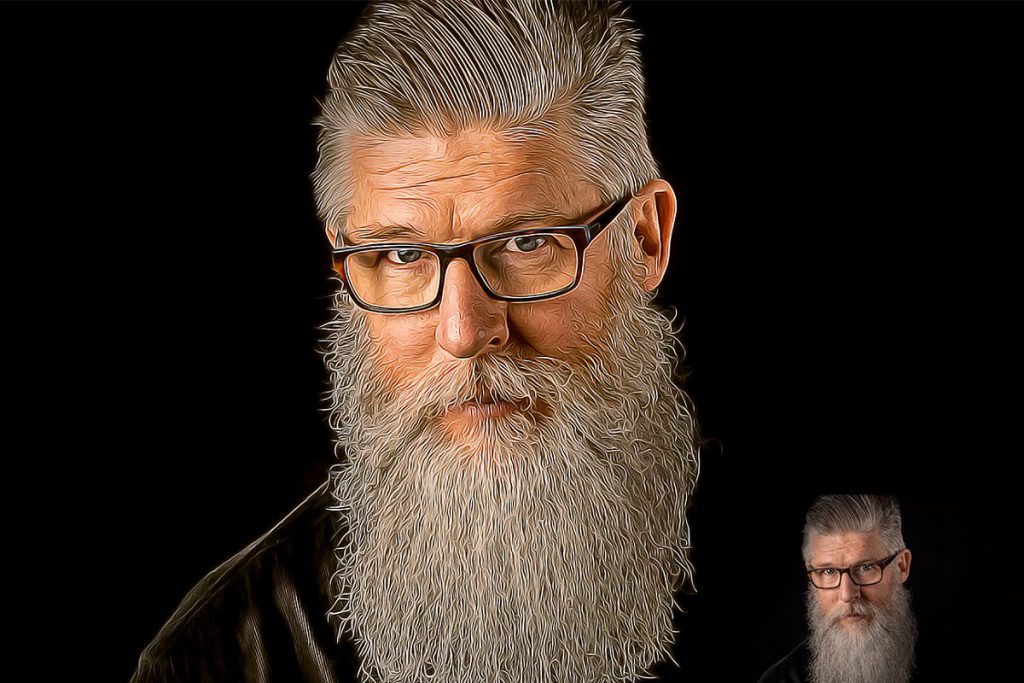 Oil Painting Photoshop Action – Action chuyển ảnh sang tranh sơn dầu