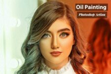 Oil Painting Photoshop Action – Action chuyển ảnh sang tranh sơn dầu