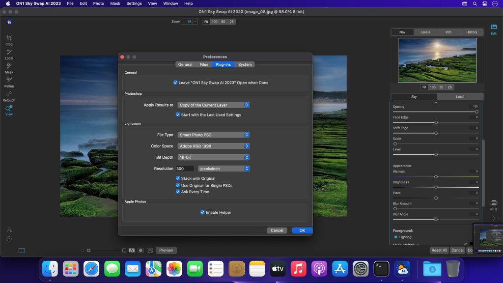 Sky Swap AI 2023 – Tinh chỉnh, thay đổi nền trời dễ dàng
