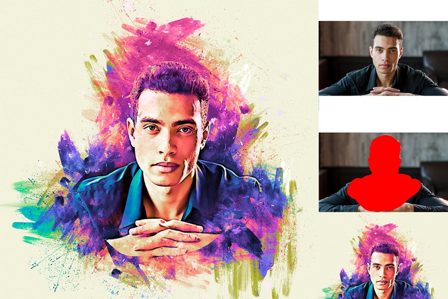 Paint Photoshop Action – Action biến ảnh chụp thành ảnh vẽ