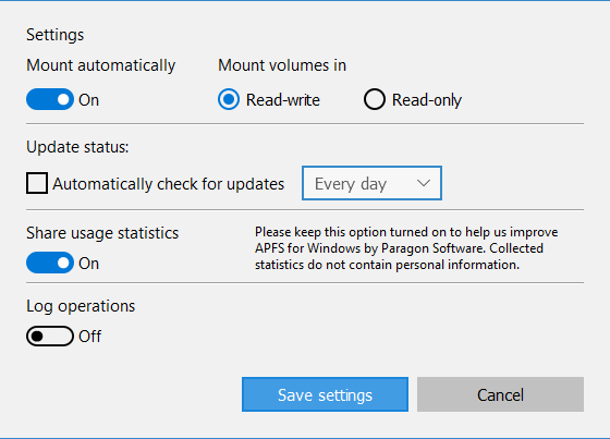 APFS for Windows by Paragon Software – Phần mềm đọc phân vùng APFS trên Windows