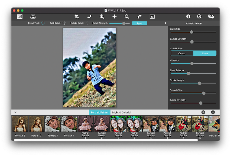 portrait-painter JixiPix Portrait Painter – Chuyển ảnh chụp sang tranh sơn dầu dễ dàng