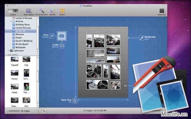 Posterino – Phần mềm tạo Poster, khung hình, bưu thiếp…