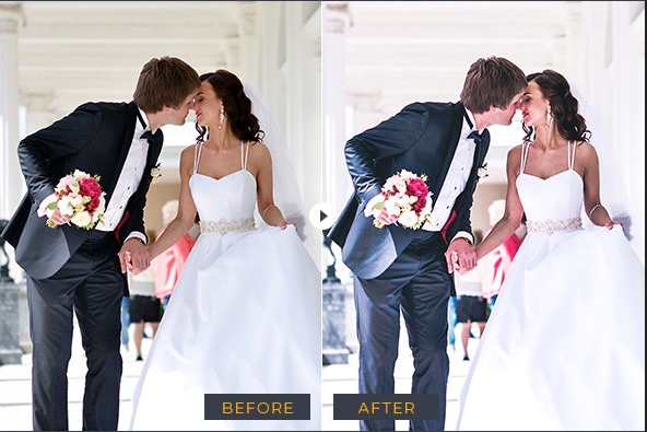 Premium Wedding Lightroom Presets – 10 Preset chỉnh màu chất lượng cao dành cho Lr + Photoshop