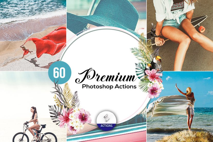 60 Premium Photoshop Actions – 60 Action VIP cho Photoshop