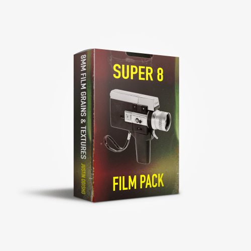 Justin Odisho Super 8 Film Overlays Pack – 20+ Super 8mm Film Grains & Textures