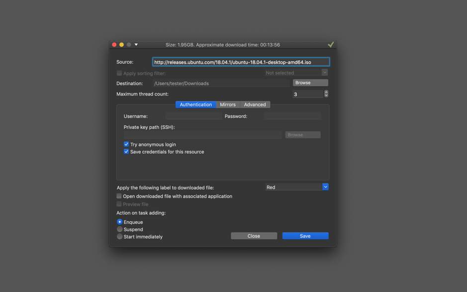 progressive downloader cho mac