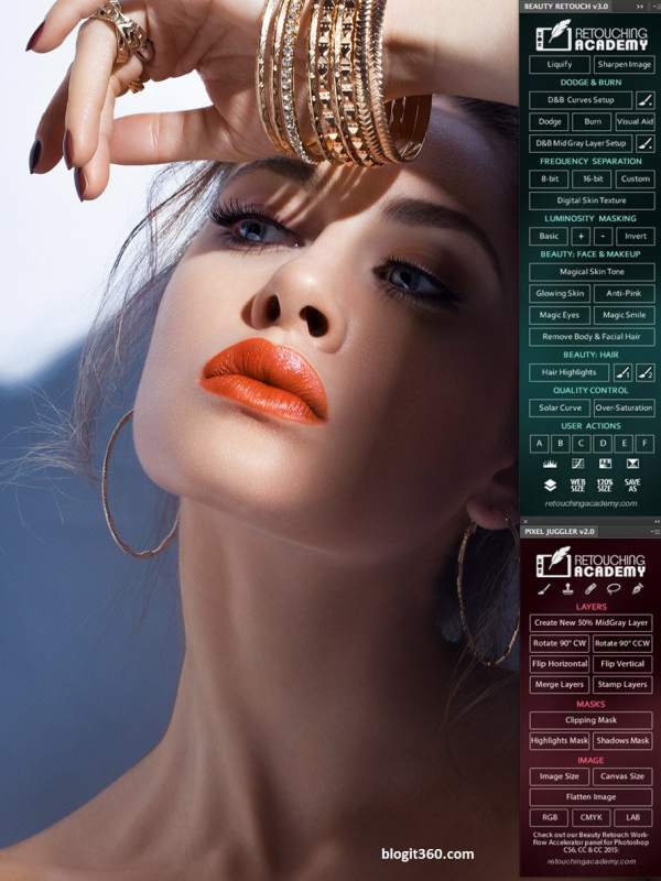 RA Beauty Retouch Panel – Plugin chỉnh sửa ảnh nhanh chóng trên Photoshop