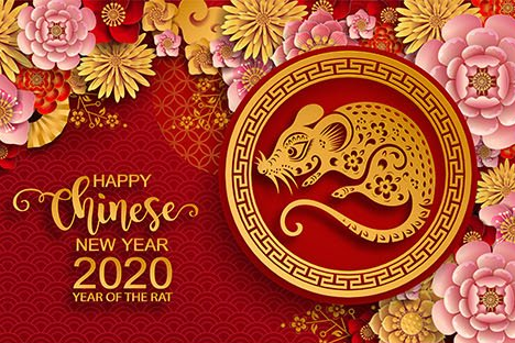 Rat symbol of Chinese New Year 2020 illustration 2 – Mẫu illustration năm mới 2020 Rat symbol of Chinese New Year 2020 illustration 2 – Mẫu illustration năm mới 2020