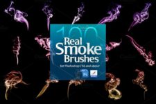 100 Real Smoke Brushes for Photoshop – Bộ Brush hiệu ứng khói cho PTS