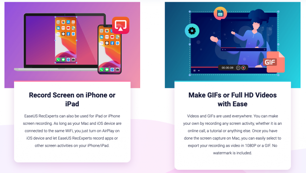 EaseUS RecExperts – Trình quay màn hình gọn nhẹ, dễ sử dụng