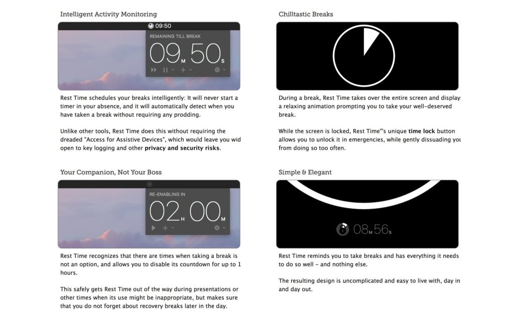 Rest Time – Ứng dụng nhắc nhở nghỉ ngơi khi ngồi quá lâu trên máy tính