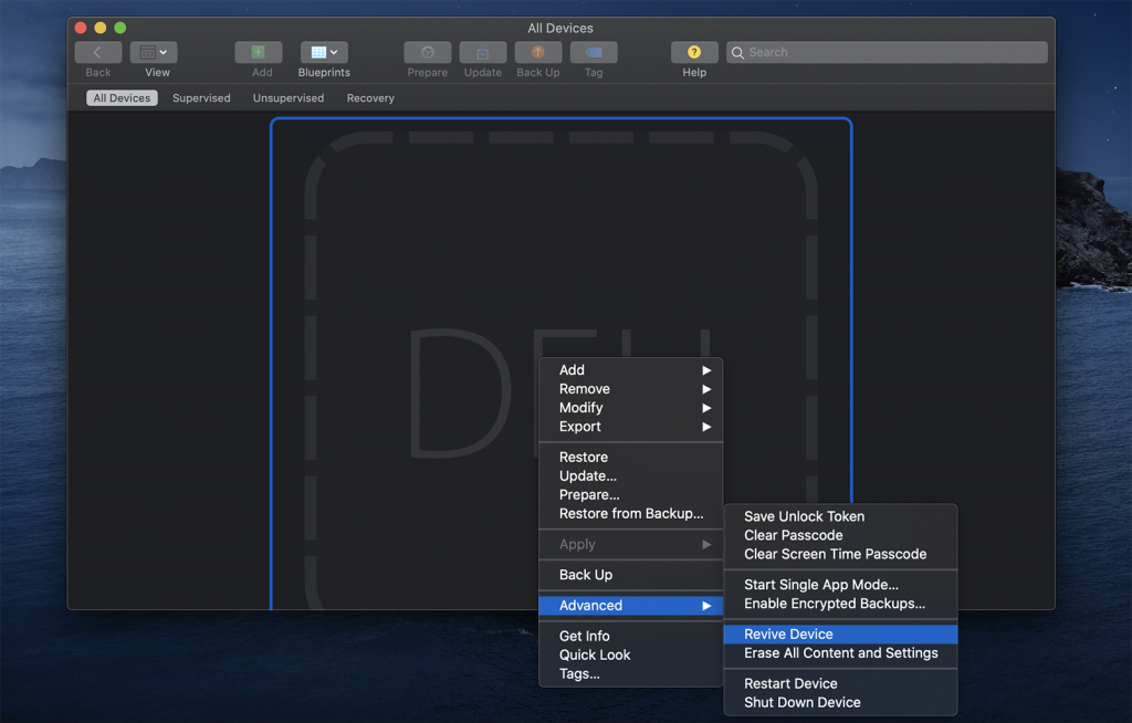 revive-t2-1024x654-1 DFU + Apple Configurator 2 – Công cụ Restore, sửa lỗi firmware trên Chip Apple T2