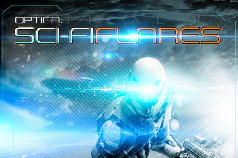 450 Rons Sci-Fi Optical-flares Brushes for Photoshop – 450 Brushes ánh sáng viễn tưởng dành cho Photoshop