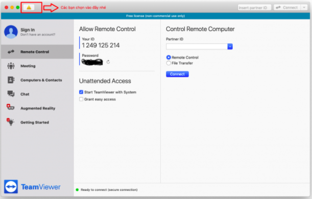 Hướng dẫn cài đặt, cấu hình & Reset Teamviewer trên Macos