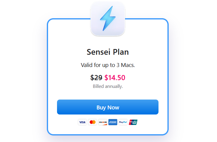 Sensei giảm giá 50%, phần mềm theo dõi, dọn dẹp hệ thống cực xịn