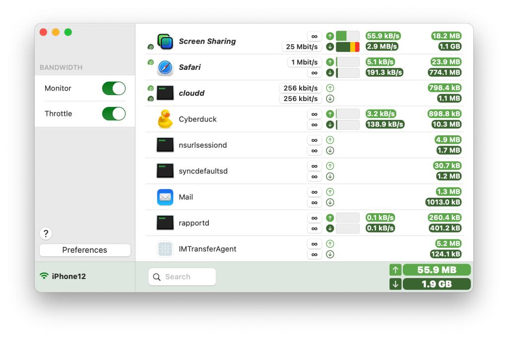 Snail – Giám sát băng thông cho từng ứng dụng