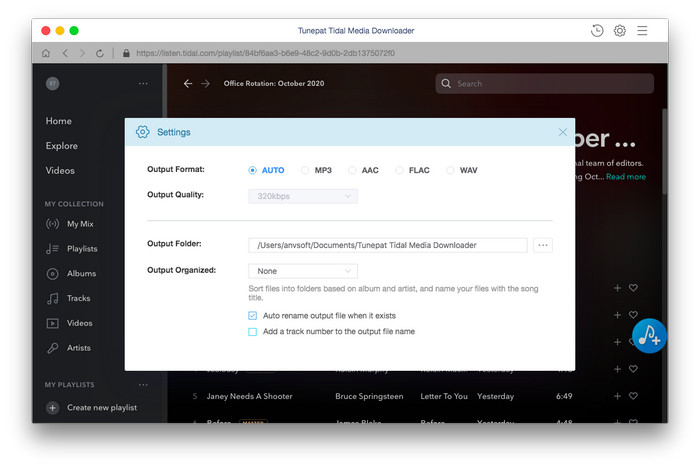 TunePat Tidal Media Downloader – Công cụ tải và chuyển đổi định dạng nhạc trên Tidal