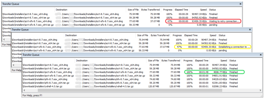 VanDyke SecureFX Phần mềm chuyển file giữa client và server