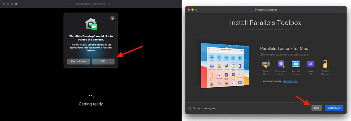 skip_parallels-toolbox Hướng dẫn chi tiết cài Windows trên Mac bằng Parallels Desktop 17