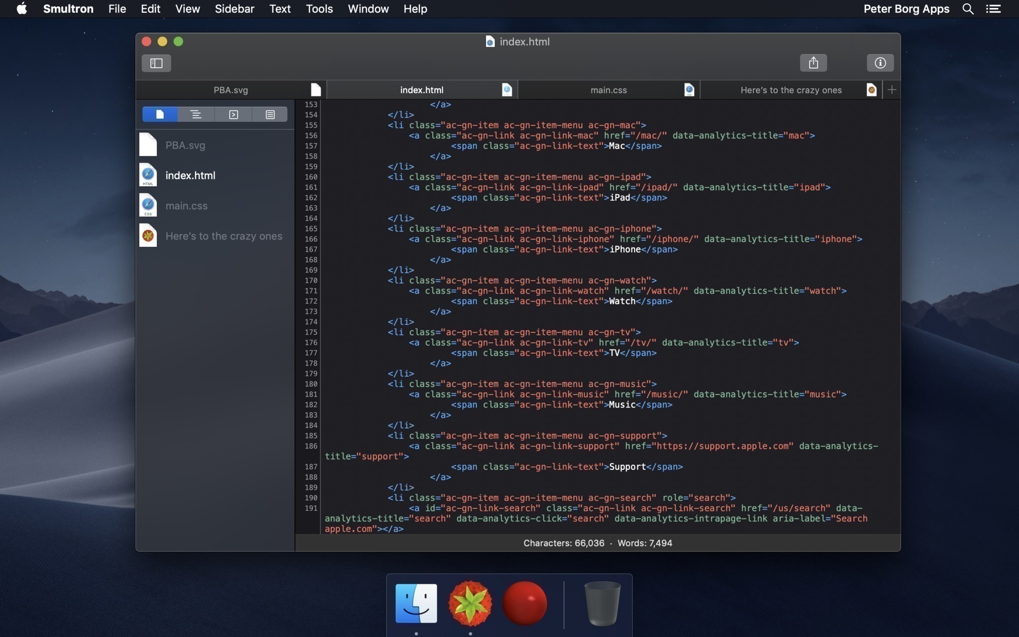 Smultron – Text Editor mạnh mẽ, đơn giản, dễ sử dụng
