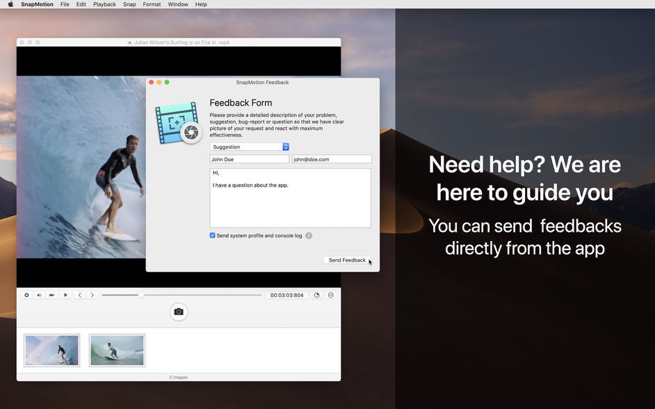 SnapMotion – Công cụ trích xuất ảnh từ Video