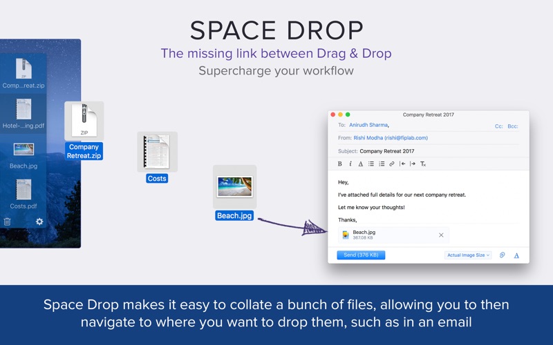 Space Drop – Tạo không gian “tắt” để kéo thả File